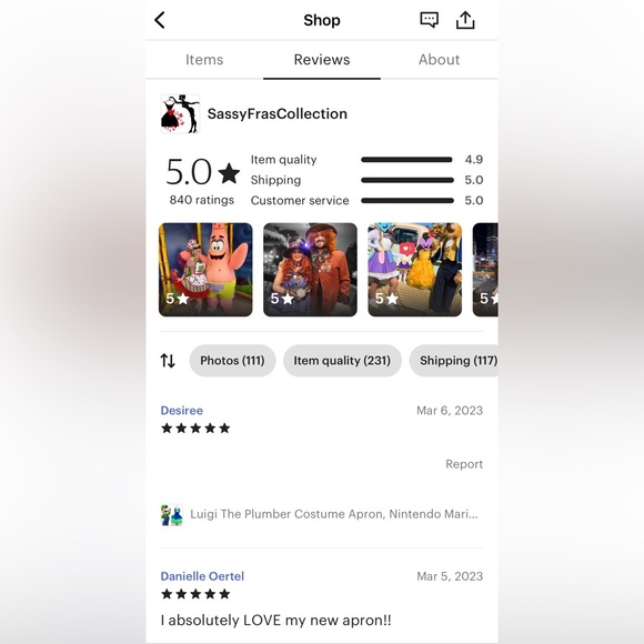 Panda Apron - Picture 7 of 8